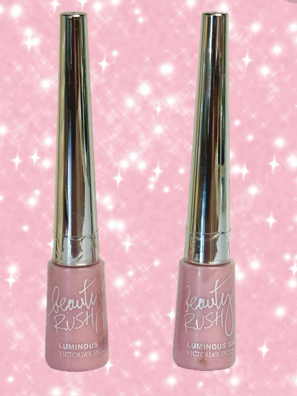 2X beauty rush Luminous Eye Shadow TOO TOO PINK Victorias Secret Shaker Ball Y2K